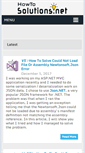 Mobile Screenshot of howtosolutions.net